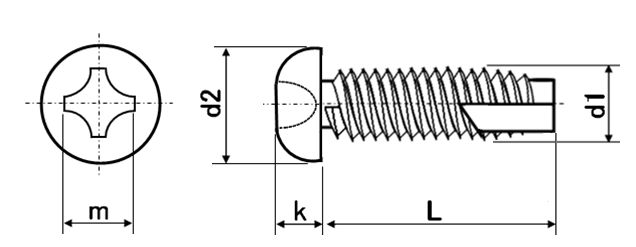 C1なべ タッピング（3種）の通販はねじコンシェル.com。ネジ・ボルト