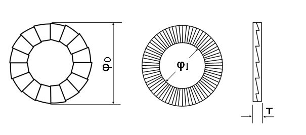 ノルトロックＷ 表面処理(デルタプロテクト) 規格(M85(NL85) 入数(1) 