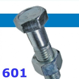 六角ボルト 半ネジ DIN六角ナット付_DIN