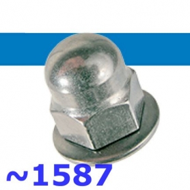 袋ナット 皿バネ付_DIN