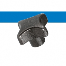 スターノブ 十字形 ねじ無_DIN