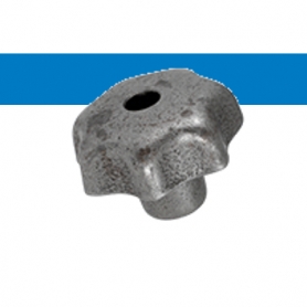 スターノブ 七角型 貫通穴有_DIN