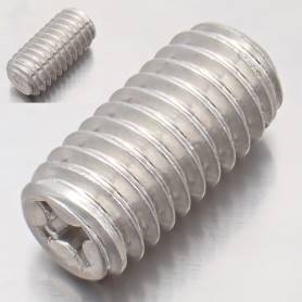 (+)止めねじ 平先